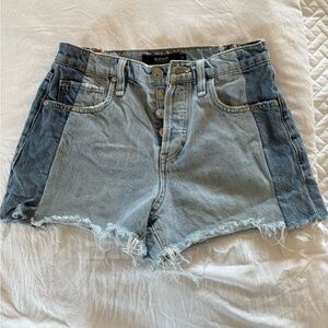 HUDSON TWO-TONE JEAN SHORTS! 👖💙
